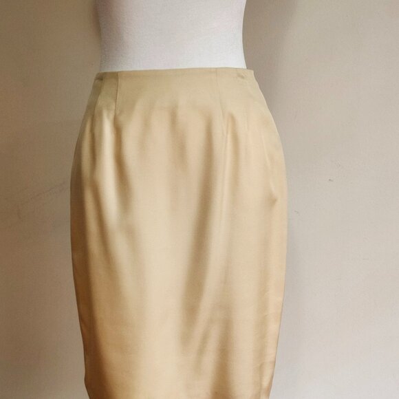 Ellen Tracy silk SKIRT VINTAGE - Picture 1 of 4